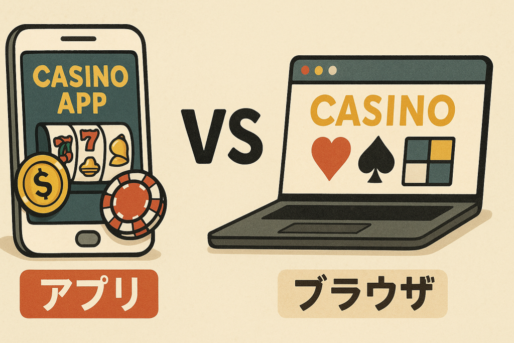 カジノアプリ vs ブラウザ版