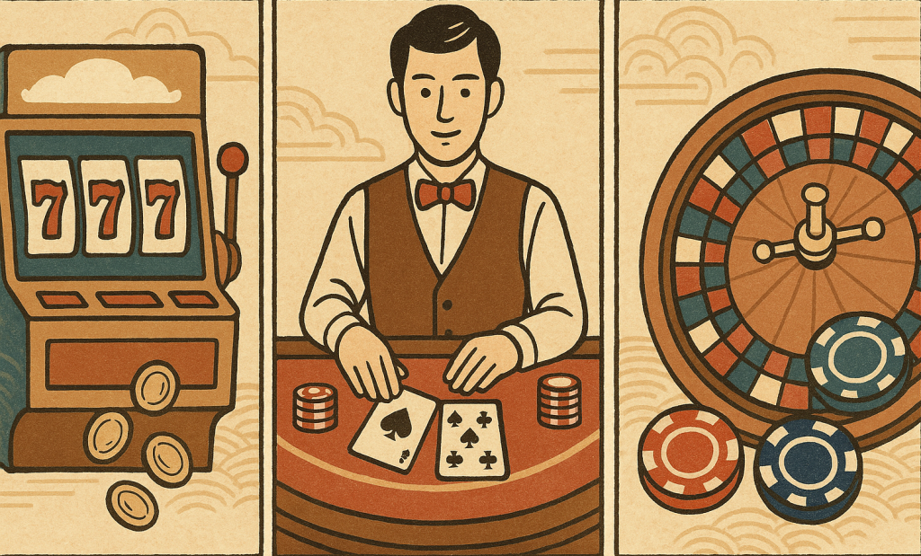 オンラインカジノの人気ゲーム